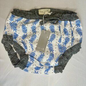 Miki Miette Blue/Grey Printed Bloomers NWT